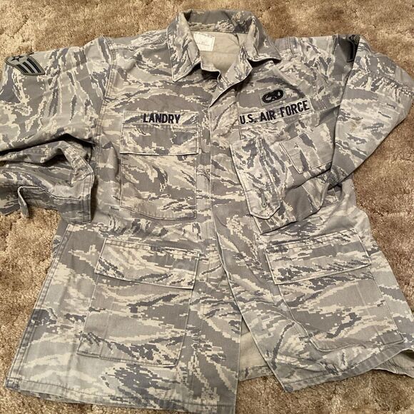Air Force BDU Top Camouflaged Military Size 36S - Picture 1 of 6
